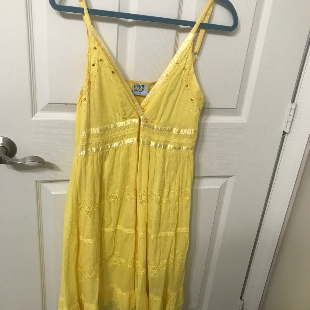 Yellow Beach Dress